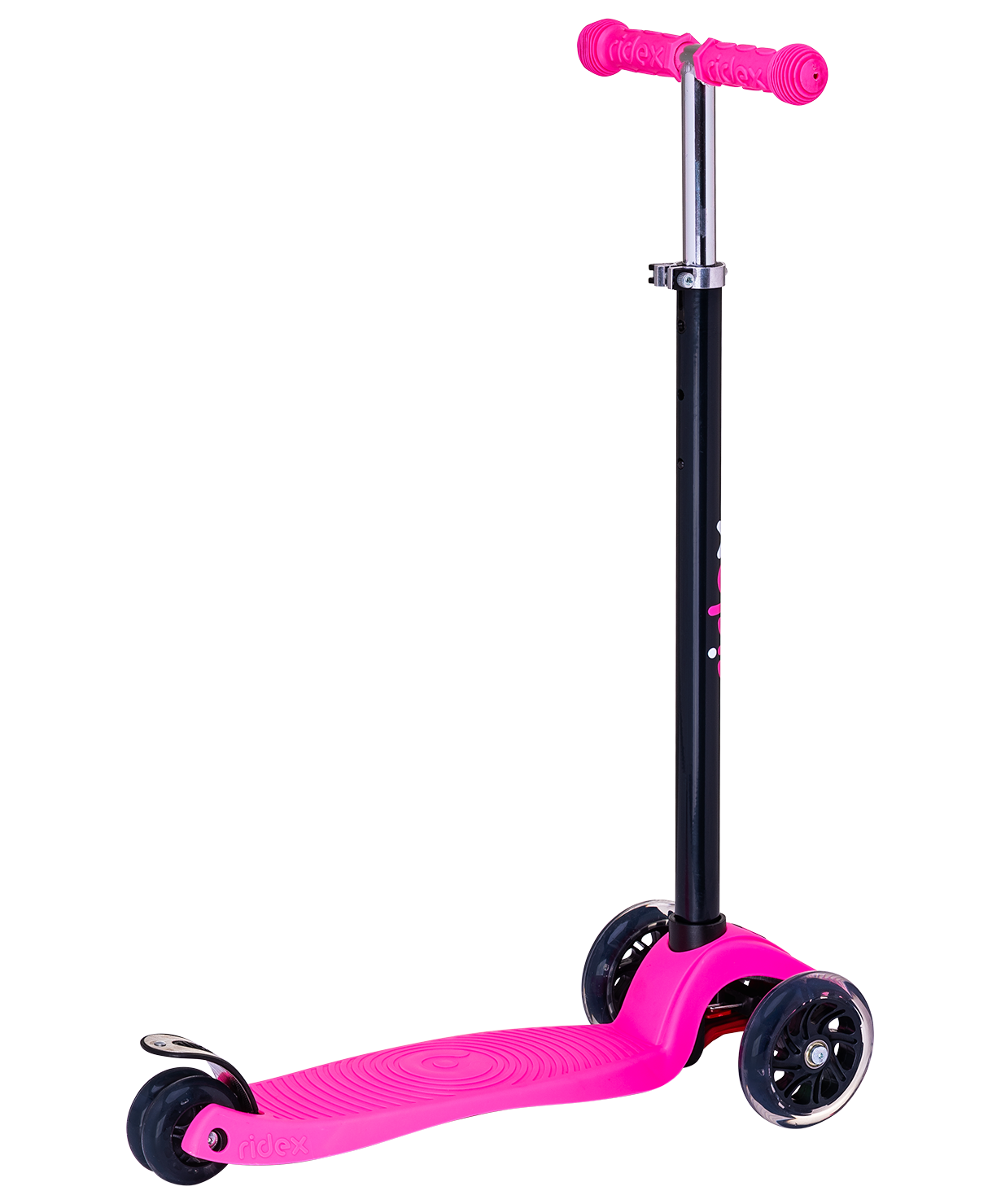 Самокат 3-колесный Snappy 3D, 120/80 мм, розовый