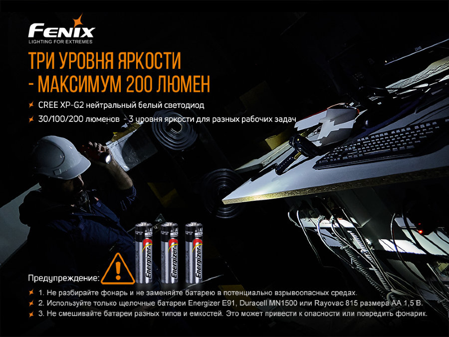 Фонарь Fenix WF11E