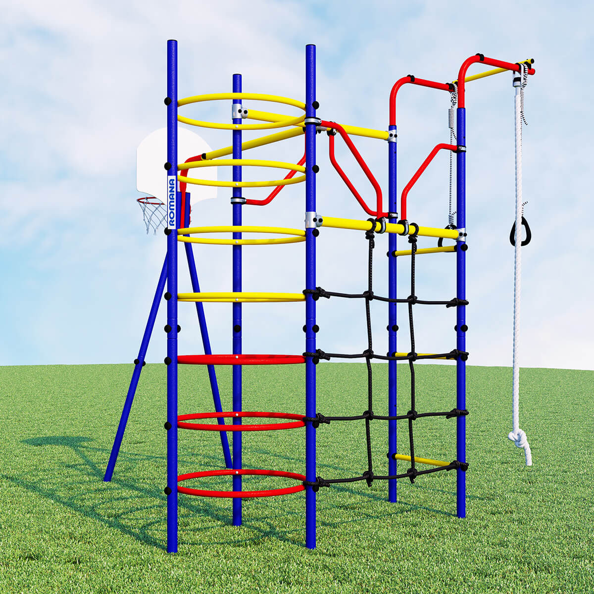 Детский спортивный комплекс для дачи Romana КОСМОДРОМ, без качелей