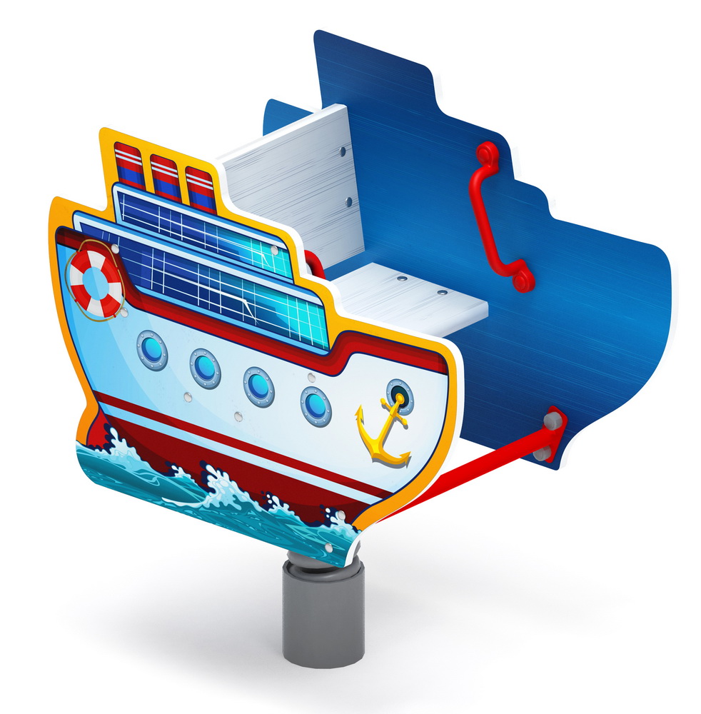 ПАРОХОДИК качалка на пружине ИО 22.17.01-01