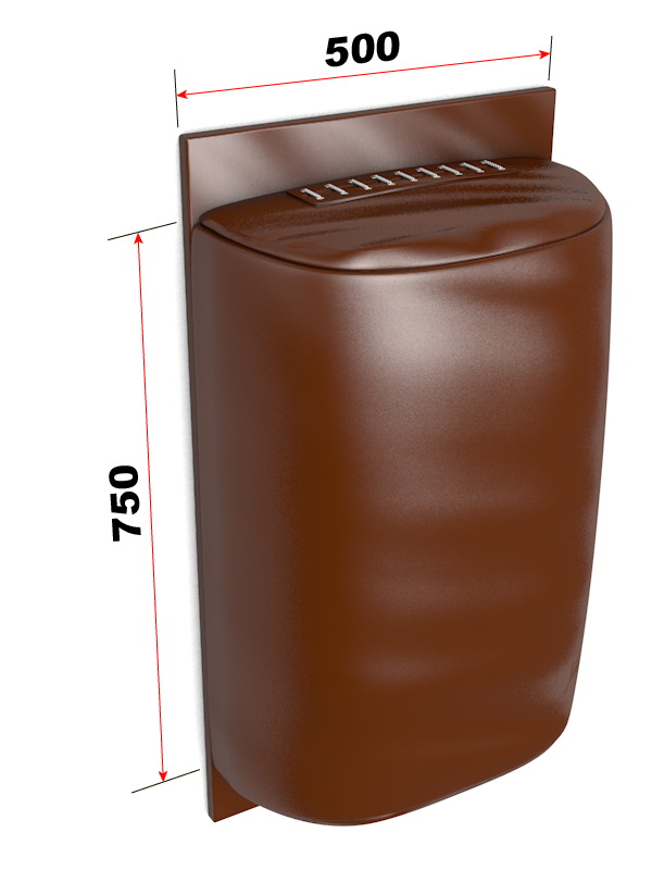 Боксерская настенная груша (подушка), кожа (05.104)