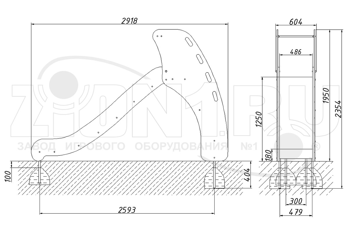 Горка детская ZION Грузовик (Г035)
