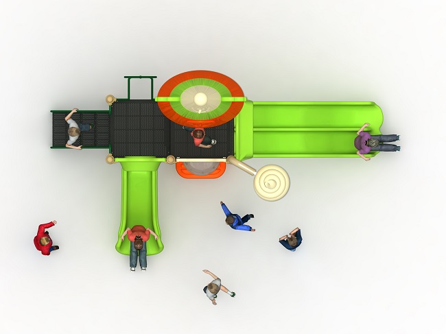 Детская игровая площадка Air-Gym Play Сладкий Феникс WD-WN247, серия Страна Чудес