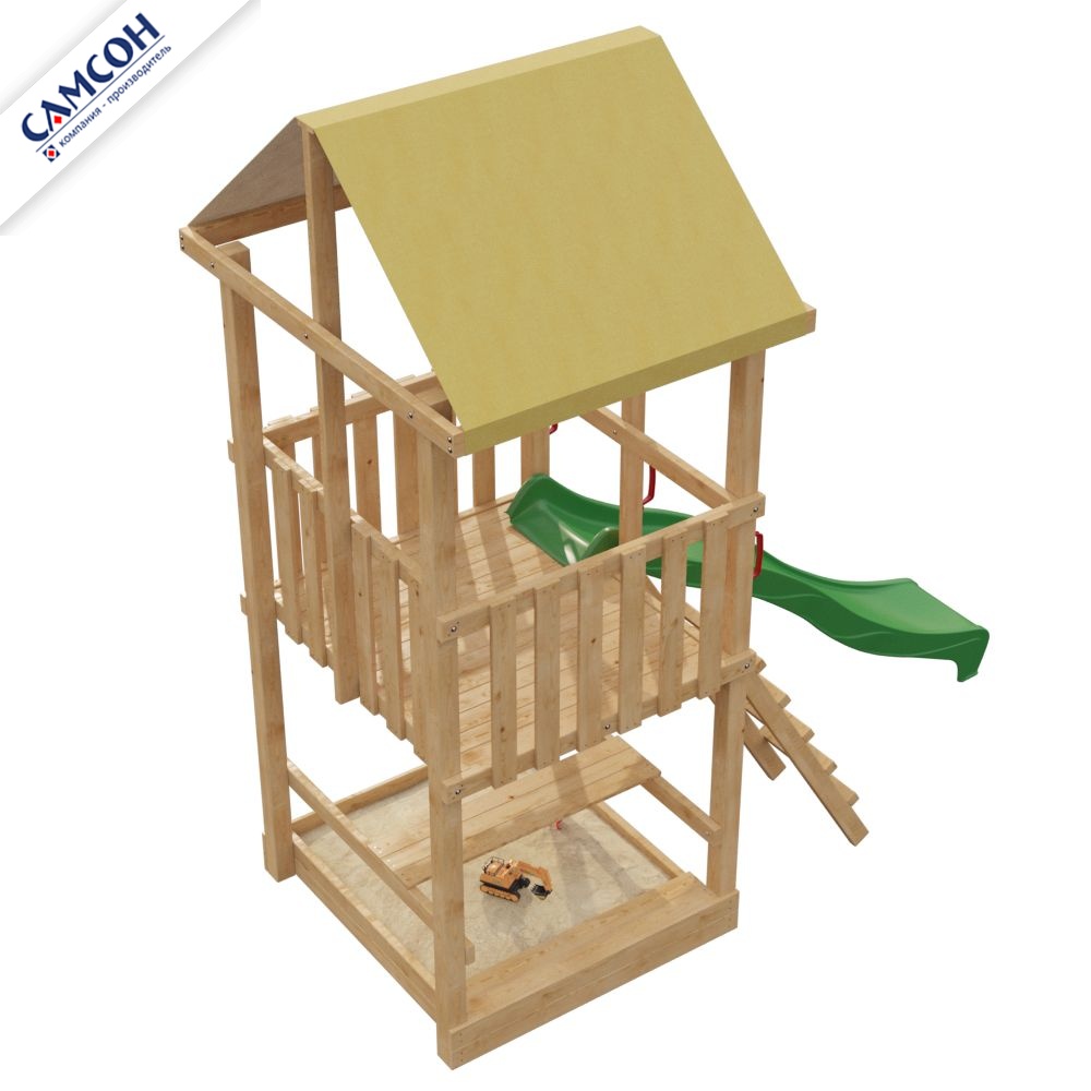 Детская деревянная игровая площадка ЭЛЕМЕНТ 2 Самсон