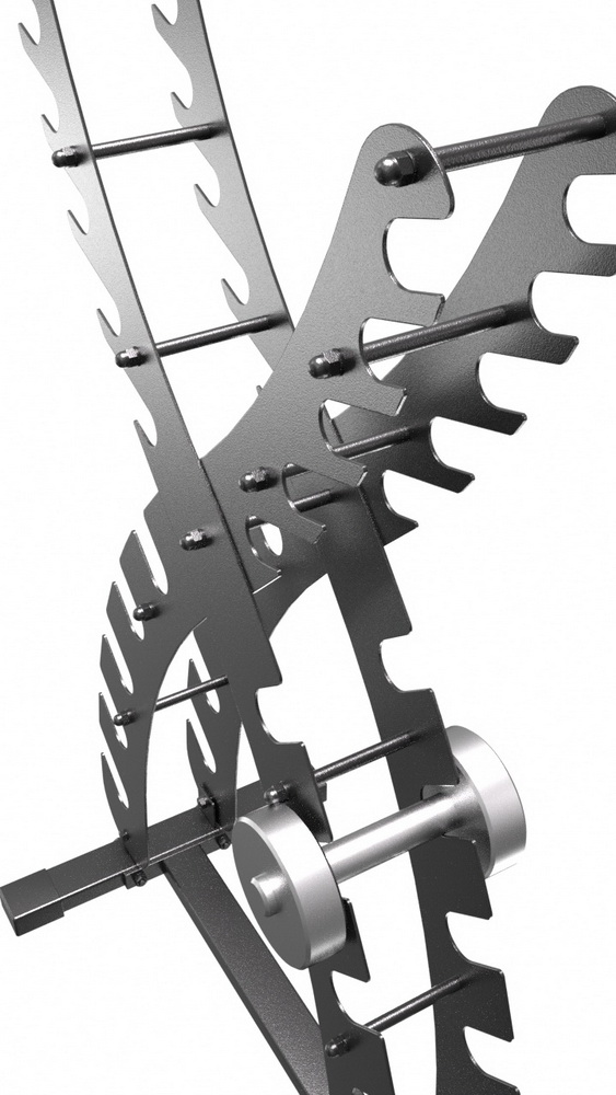 Стойка для гантелей Х-образная на 10 пар (13.402.003)