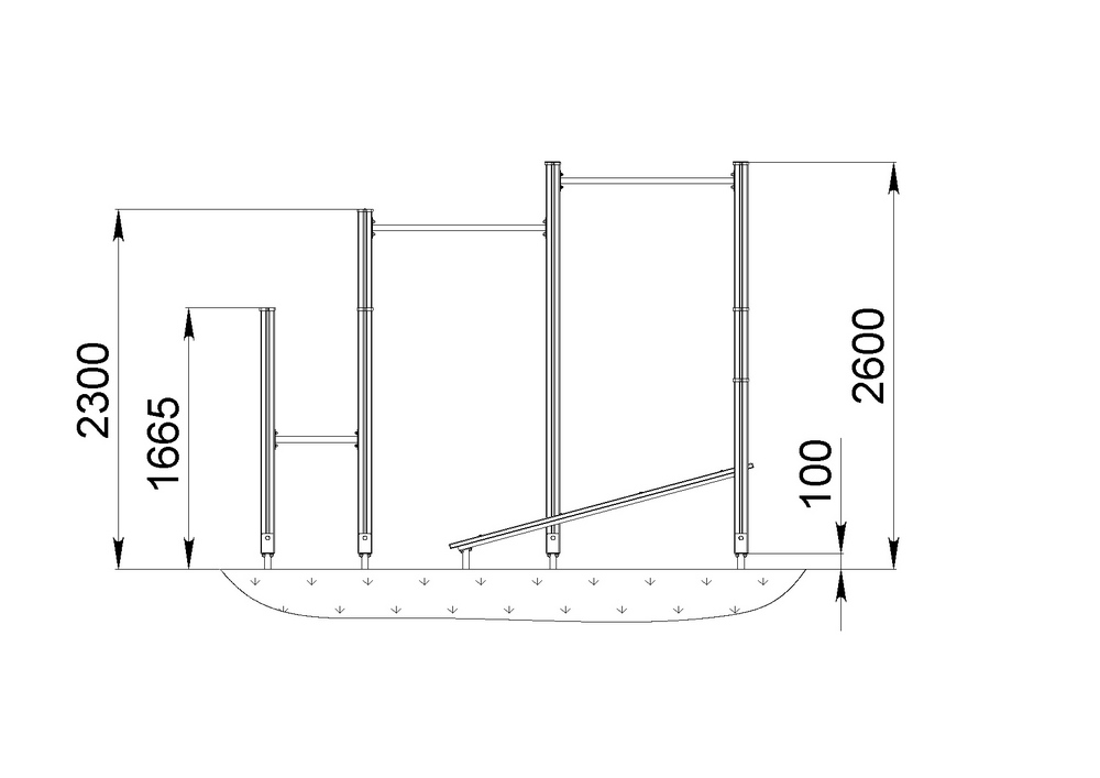Уличный спортивный комплекс START LINE Fitness № 17