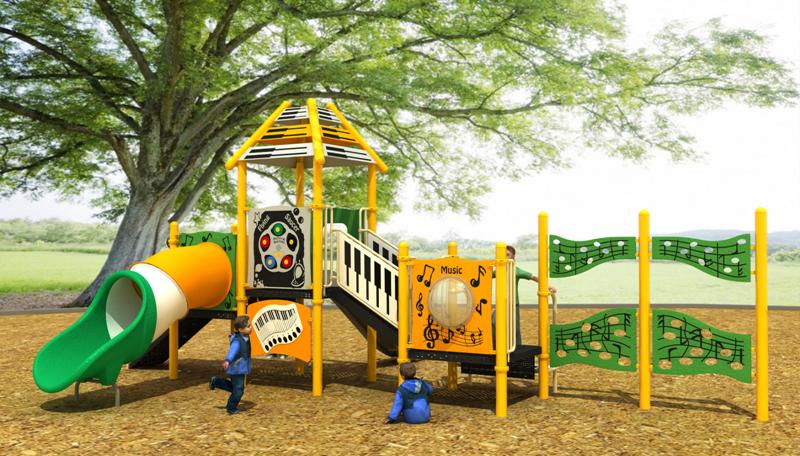 Детская игровая площадка Air-Gym Play Соло WD-YY106, Музыкальная серия