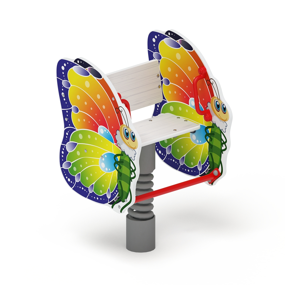 БАБОЧКА качалка на пружине ИО 22.01.01-01