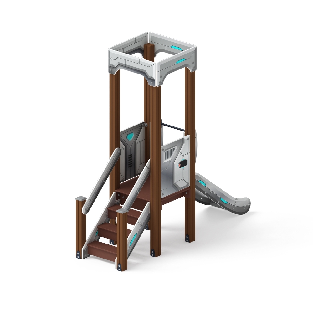 КОРОЛЕВСТВО (Техно) горка Н-750 ИО 41.15.01-02