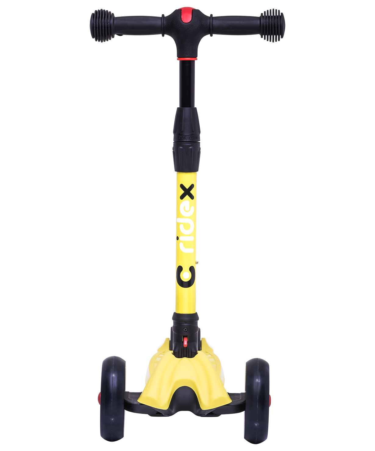 Самокат 3-колесный Stark 3D, 135/90 мм, желтый