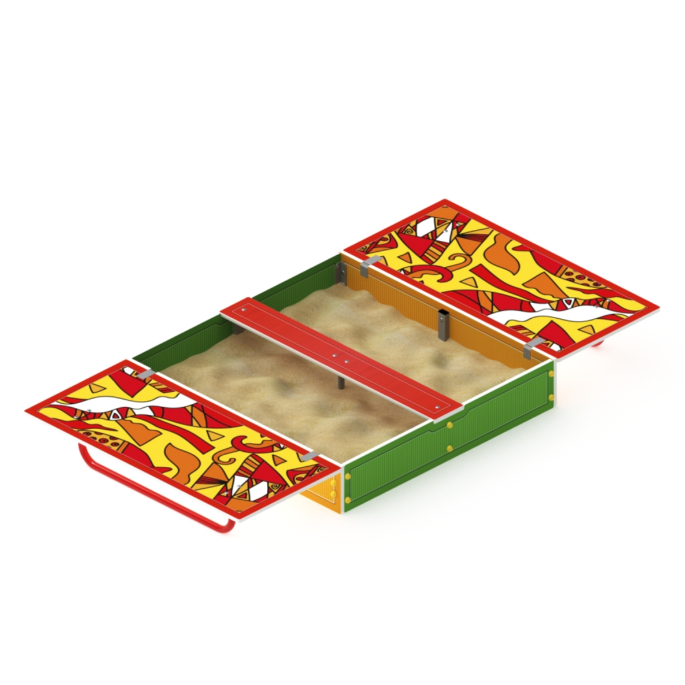 Песочница с крышкой (Рыбы) ИО 5.01.11-04