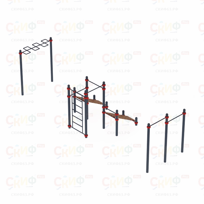 Уличный атлетический комплекс ВОРКАУТ 30 (108)