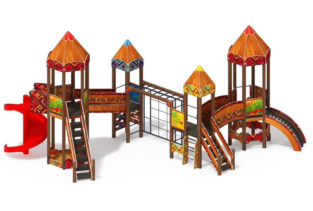 КАРАНДАШИ детский игровой комплекс ДИК 2.26.06-01.С (H=1200 H=2000)