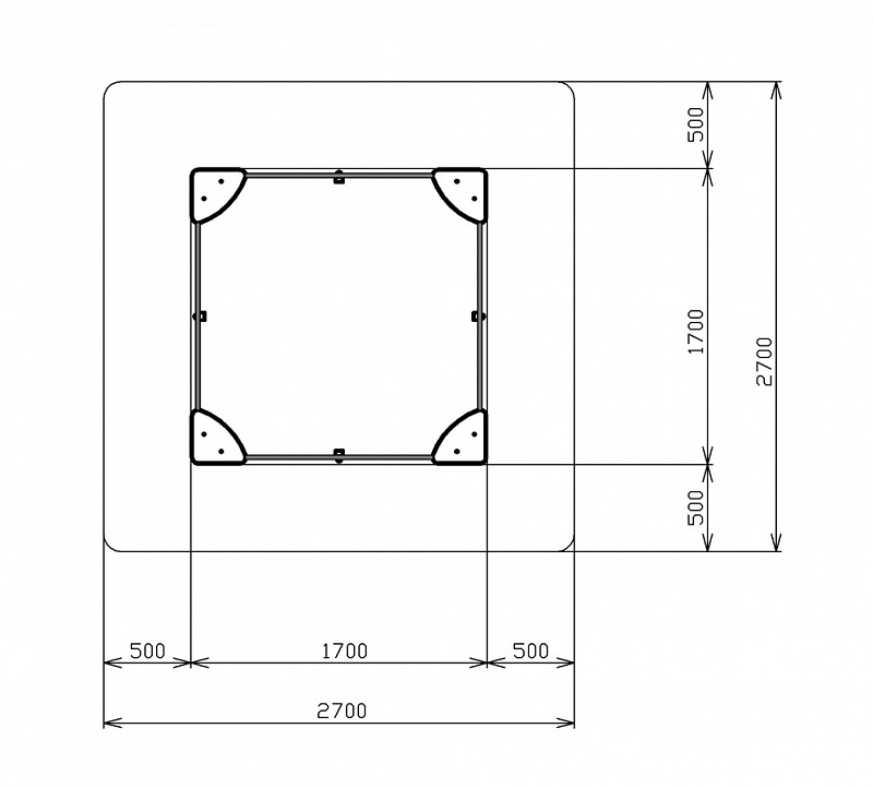 ЛУКОМОРЬЕ песочница средняя ИО 5.25.01-01