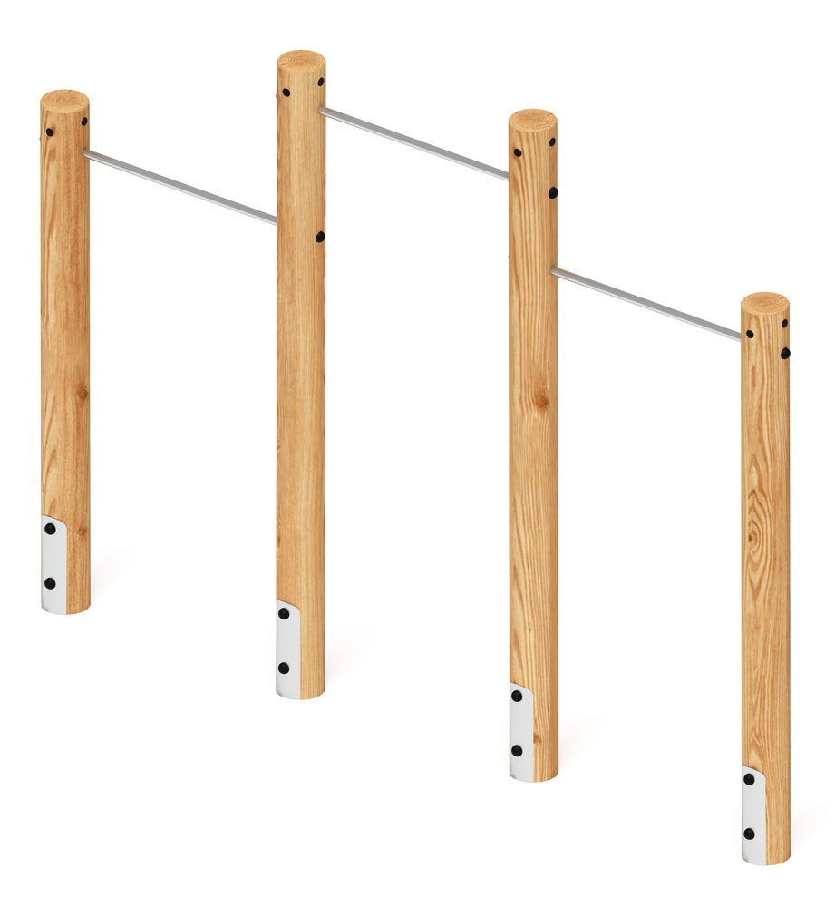 Турник взрослый тройной (Лиственница) СО 2.20.10-Л