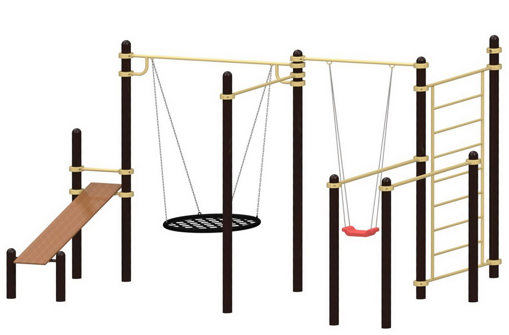 Спортивный комплекс 154 YSK154, 76 мм, серый, серый