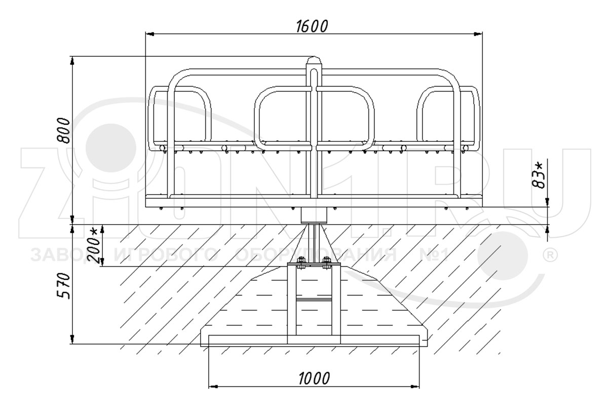 Карусель ZION Азарт (КР002)