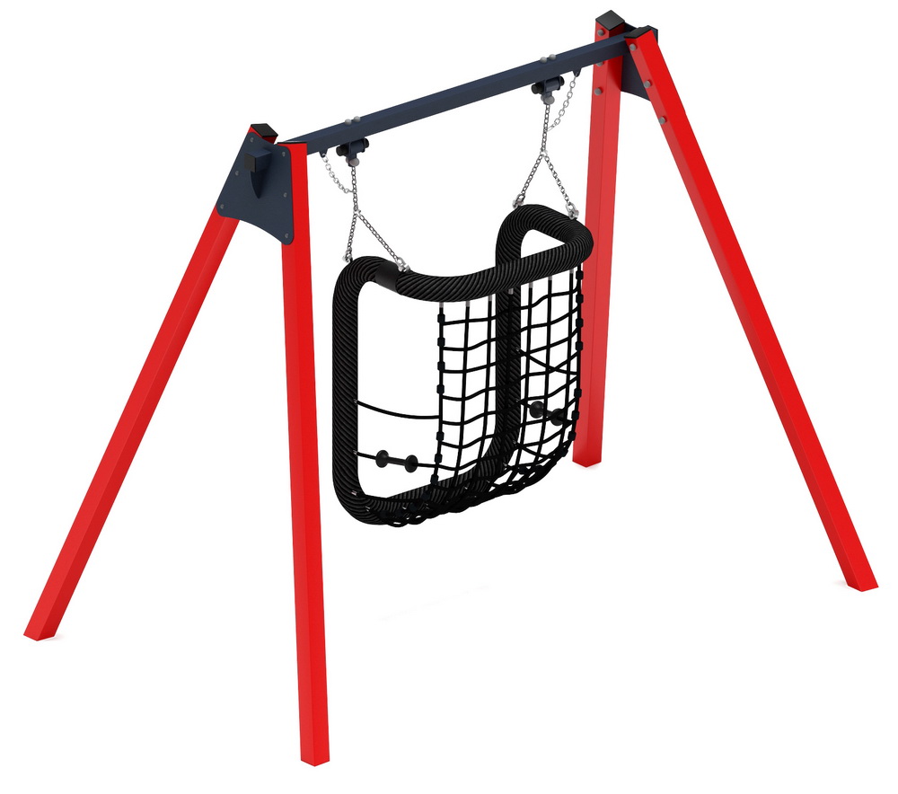 Качели М1 металл ИО 11.М.08.01-01 (красный)