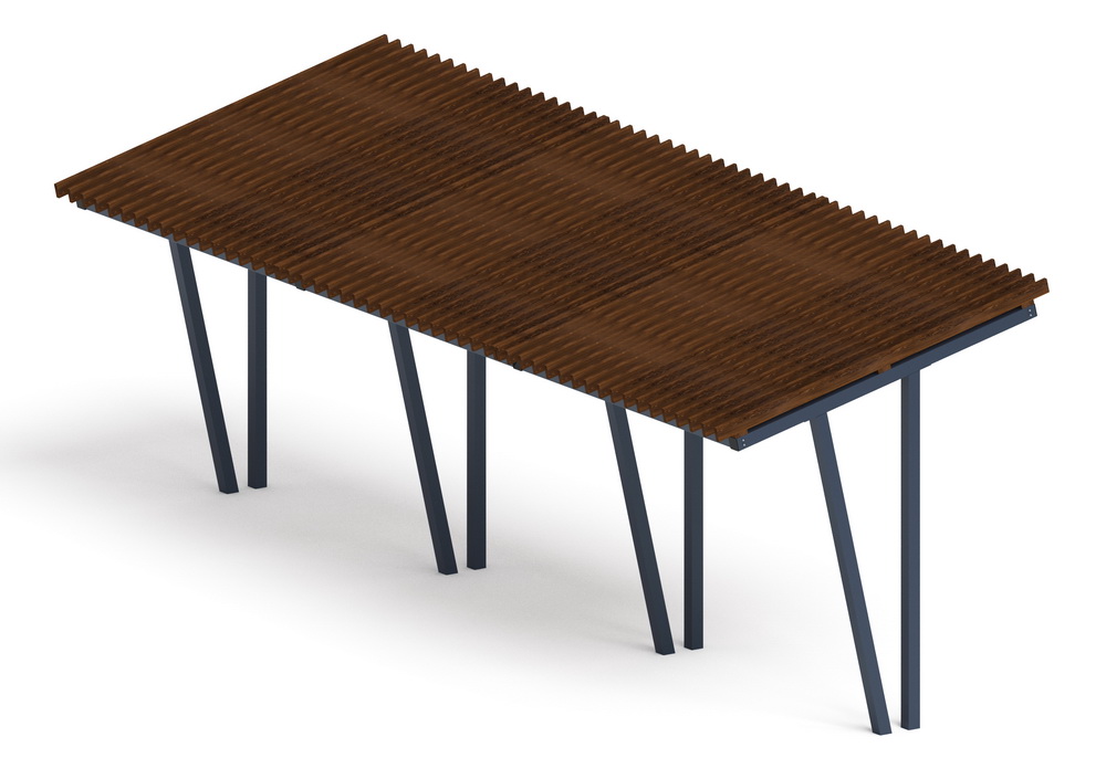 Пергола Тент (наклонная) МФ 77.03.03-01 /без поликарбоната/