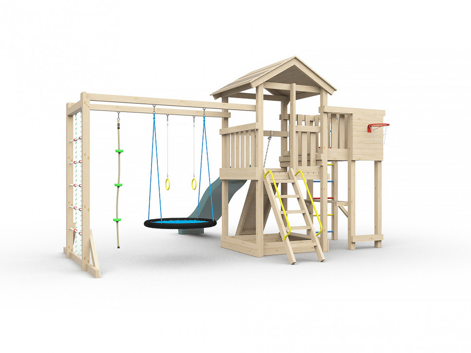 Детская игровая площадка Лео Макси с гнездом (без покраски)