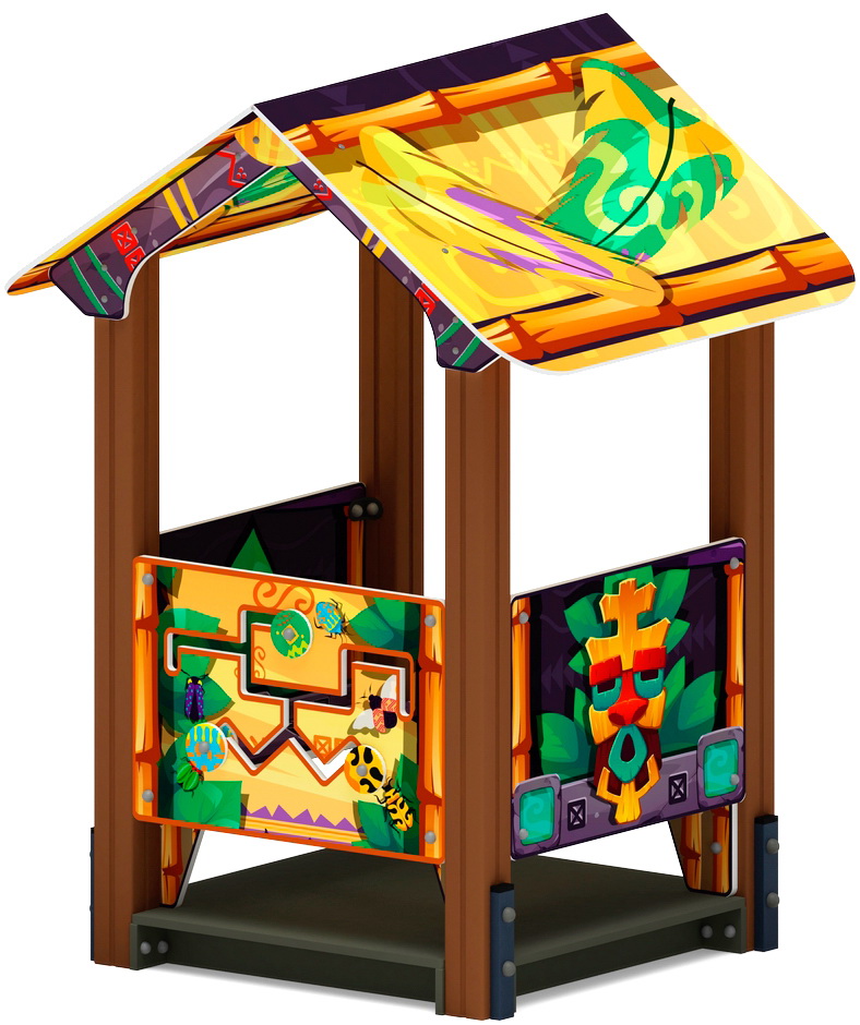 ДОМИК МАЛЫЙ 4 (Майя) для детской площадки МФ 10.01.04-03