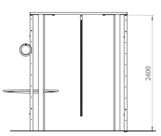 Спортивно-игровой комплекс для всей семьи "Железная дорога"