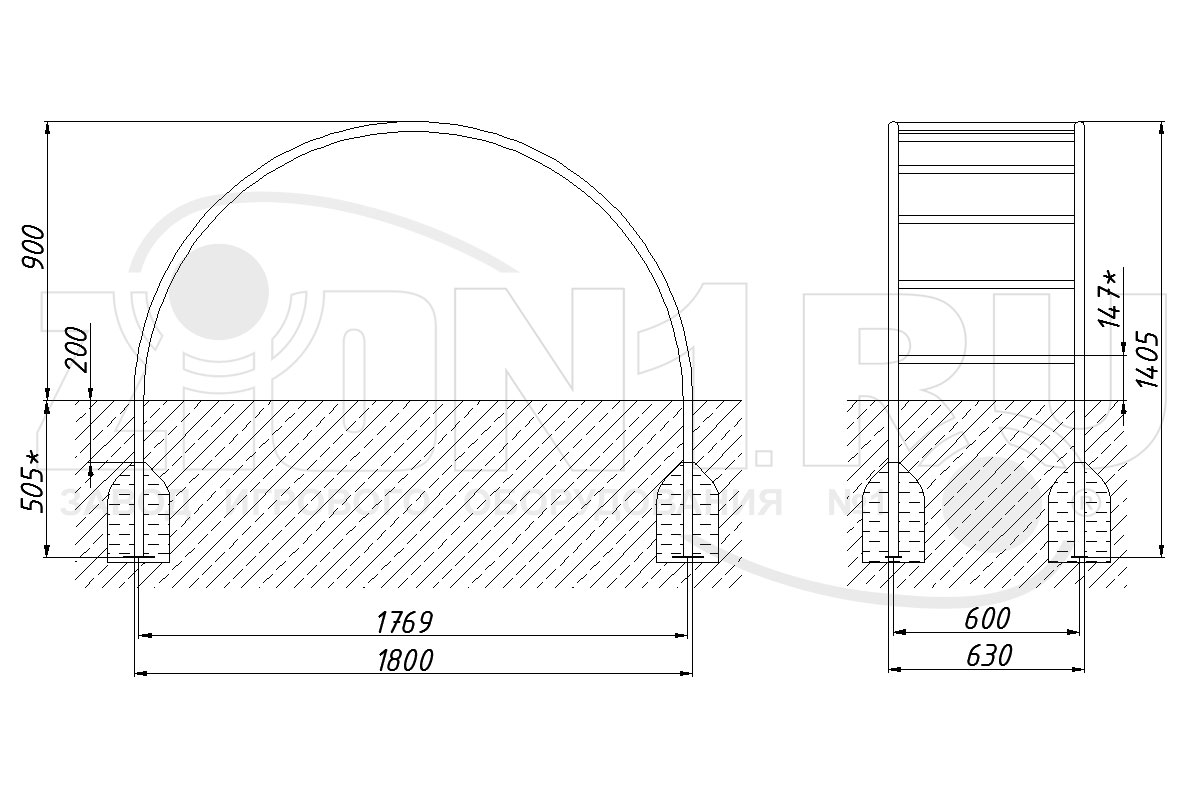 Лаз ZION Лиана средняя (ЭЛ036)