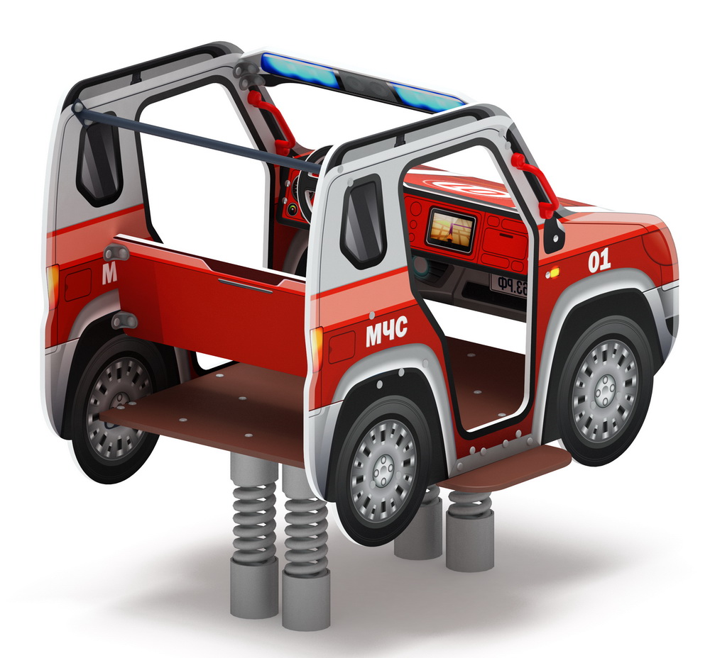 ДЖИП МЧС качалка на пружине ИО 23.03.05-12