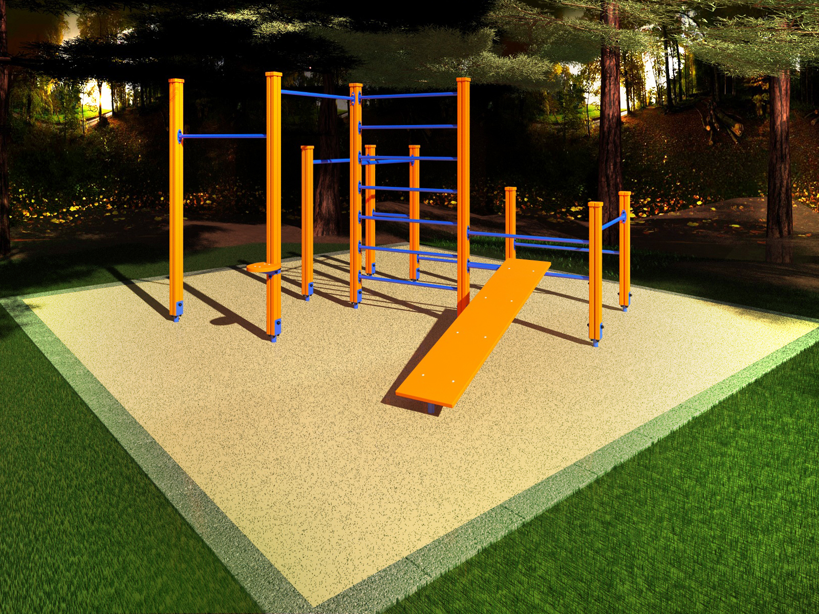 Уличный спортивный комплекс START LINE Fitness № 2