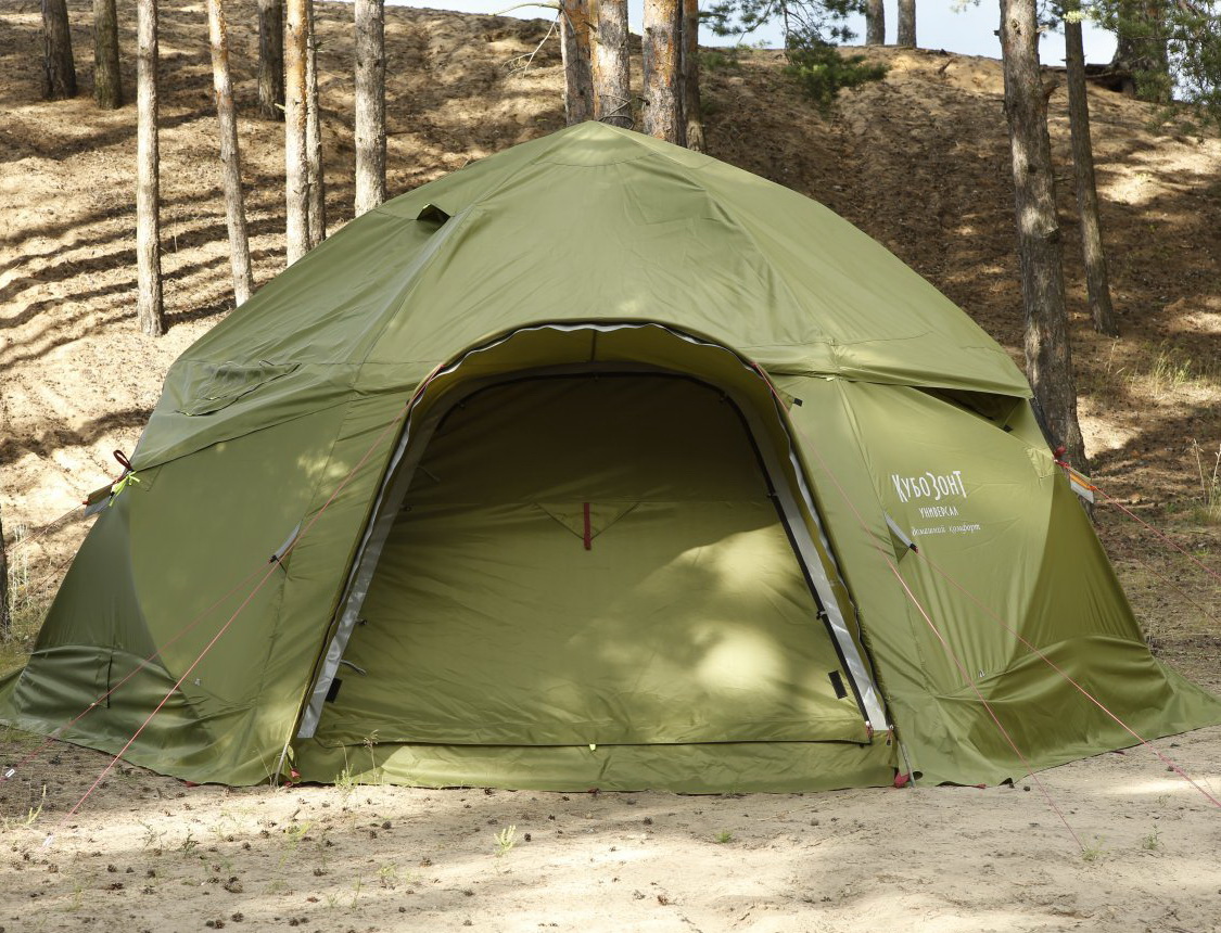 Универсальная палатка ЛОТОС КубоЗонт 6-У Классик (влагозащитный колпак; стеклокомпозитный каркас)