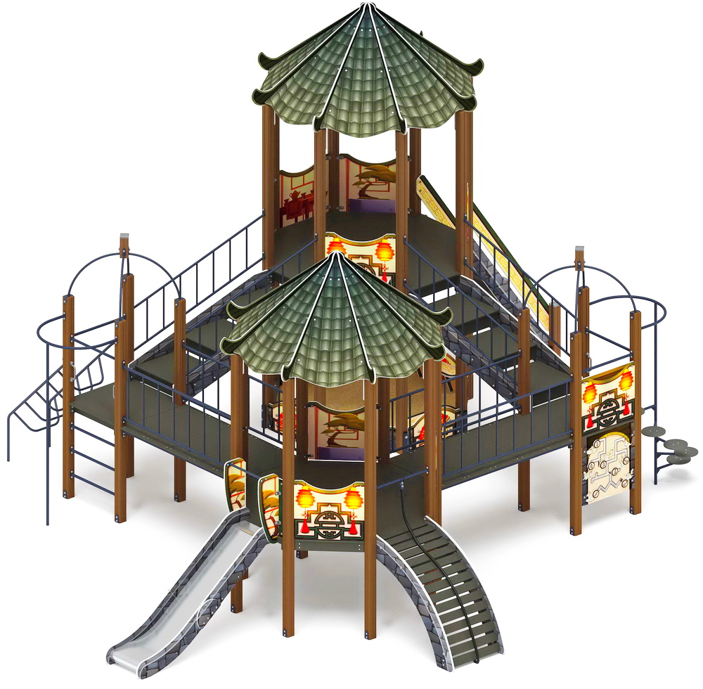 КАРНАВАЛ детский игровой комплекс ДИК 2.22.06-02 (H=1200)