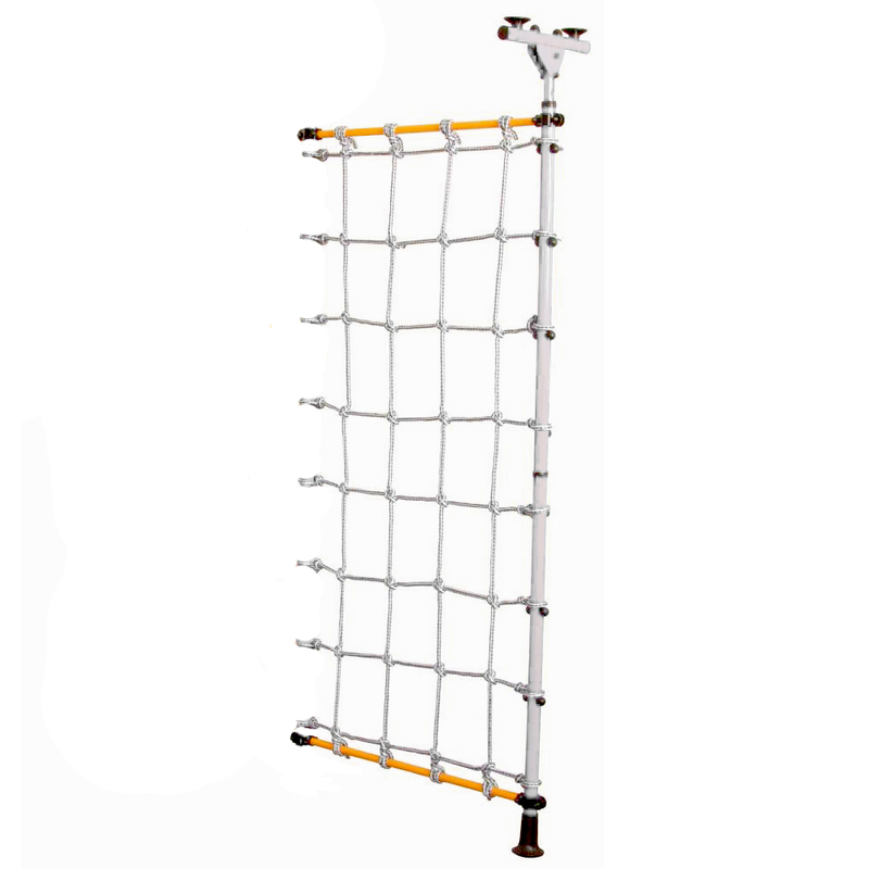 Стойка-сетка Юный АТЛЕТ Пол-потолок бело/желтый