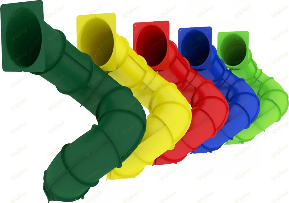 Горка Труба винтовая IgraGrad, H 2.1 м