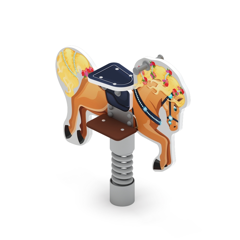 ЛОШАДКА 4 качалка на пружине ИО 22.01.13-02