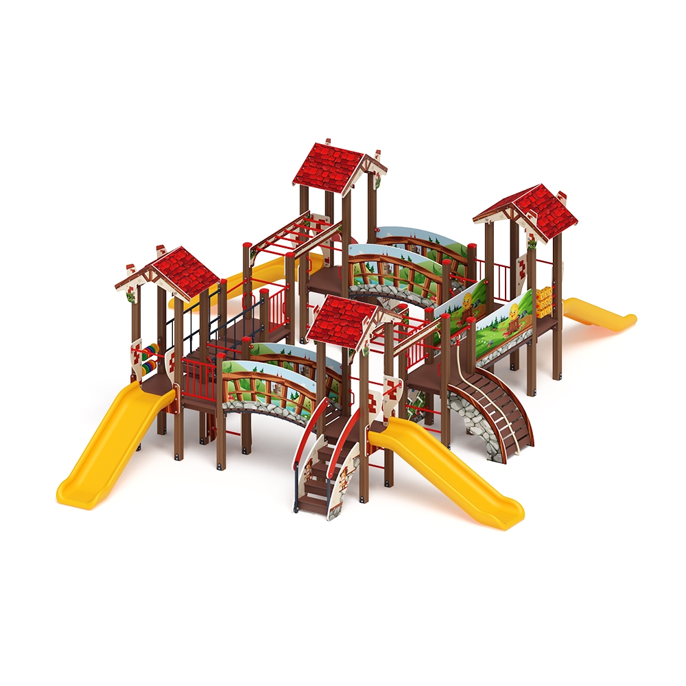 В ГОСТЯХ У СКАЗКИ детский игровой комплекс ДИК 1.05.01-28 (H=900)