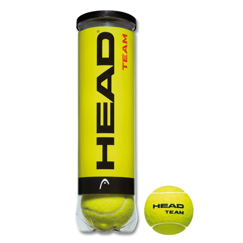 Мяч теннисный HEAD Team 3B, нат. резина, фетр (11.401)
