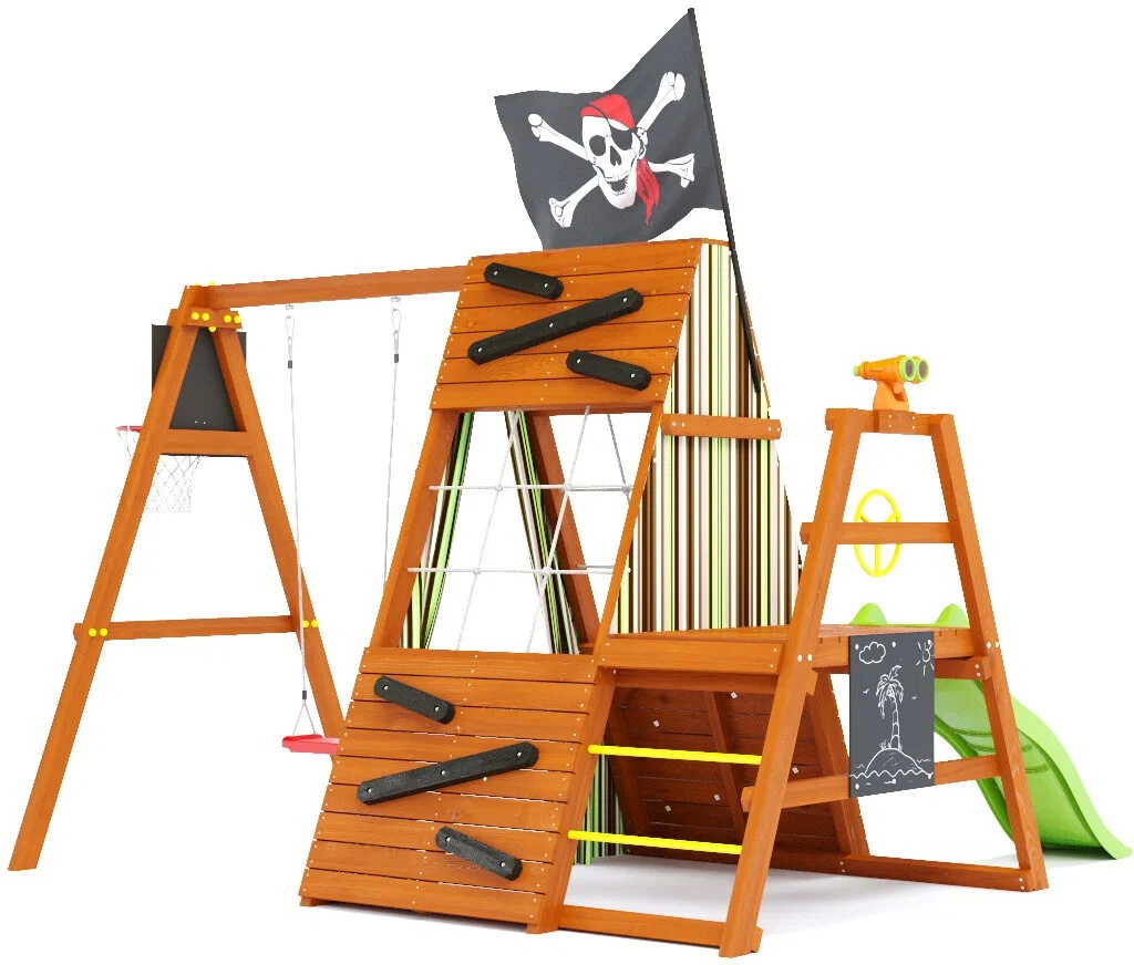 Спортивный домик Савушка База mini 2 с качелями