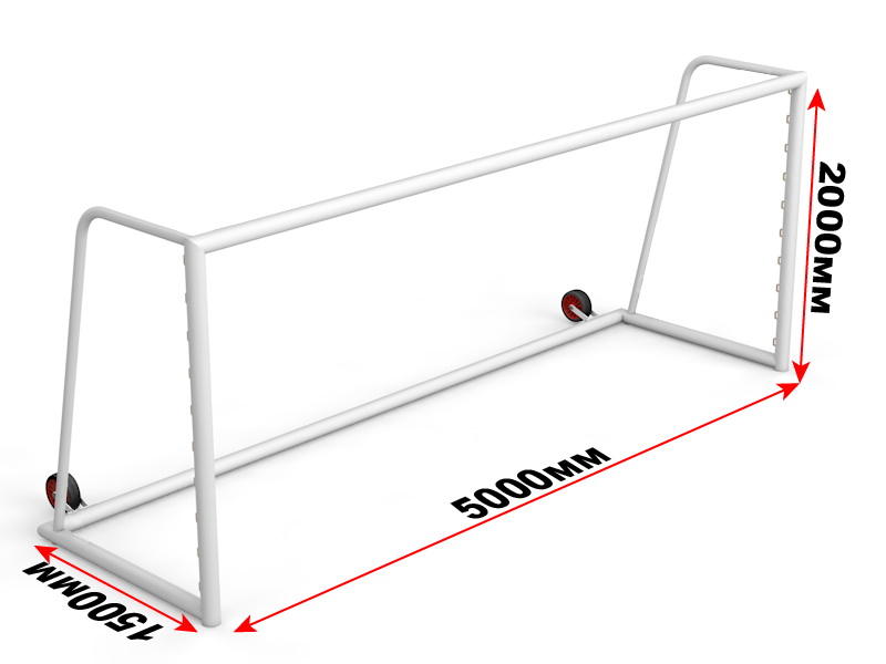 Ворота футбольные с противовесом (5х2 м) (15.107)