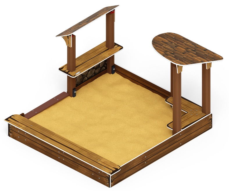 Песочный дворик (Коричневый) ИО 6.01.01-02