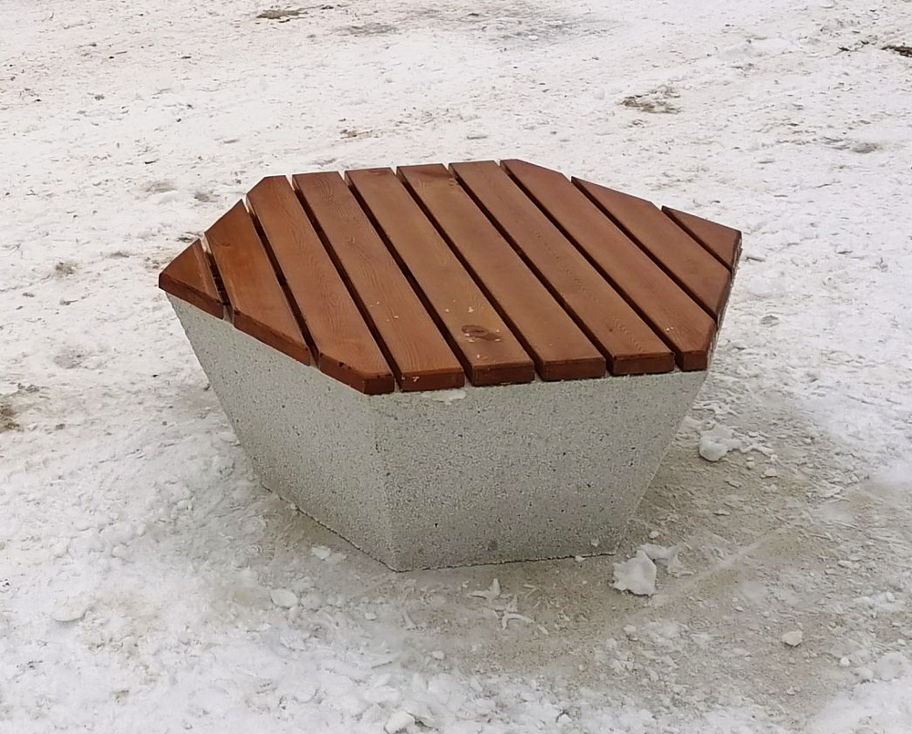 Скамья бетонная МОЗАИКА С-47