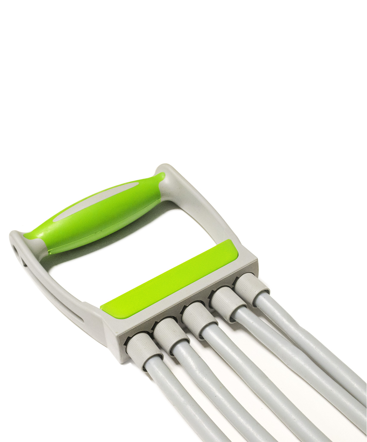 Эспандер плечевой ES-102, 5 струн, резиновый, зеленый