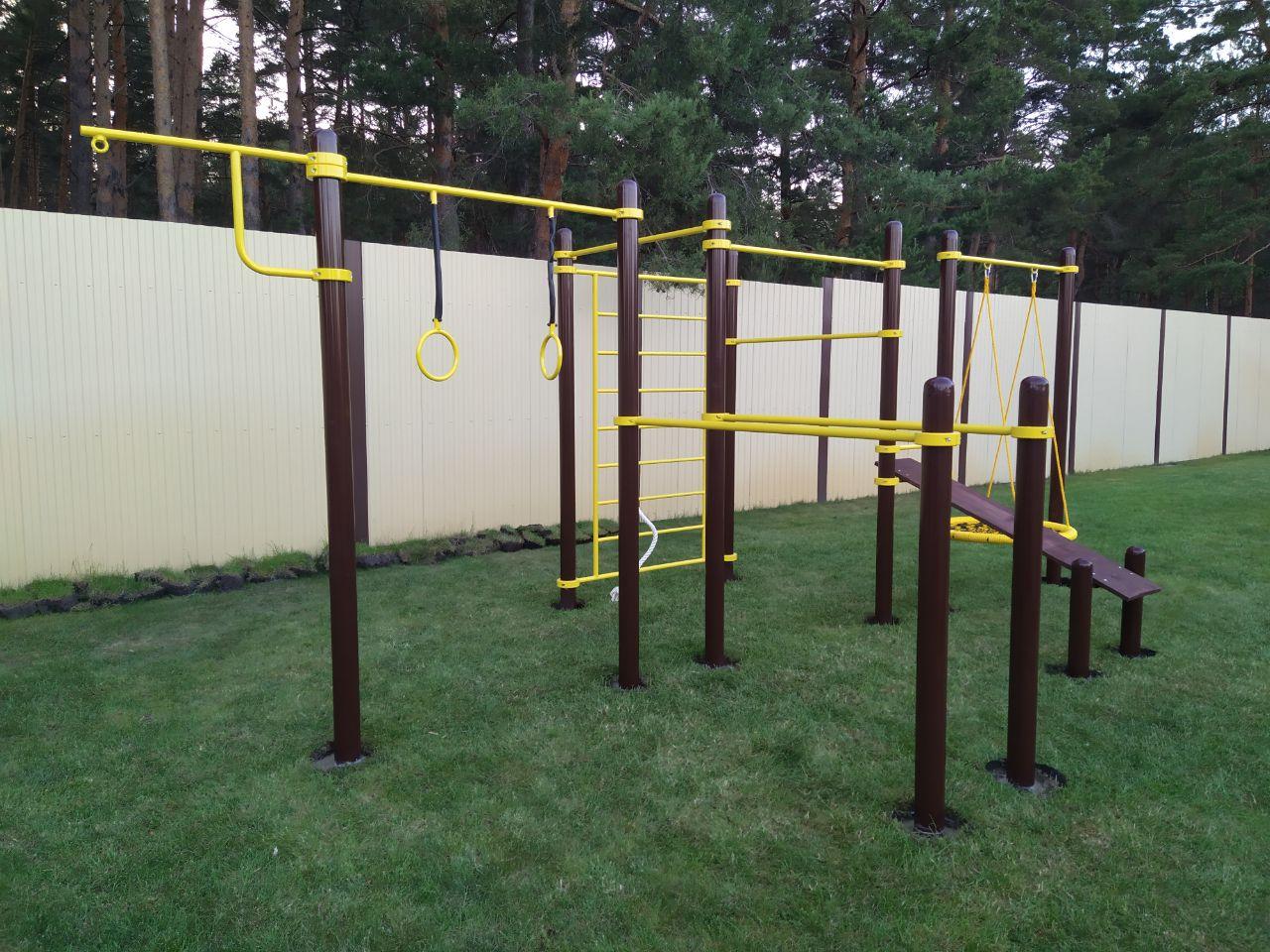 Кронштейн для груши на двух хомутах