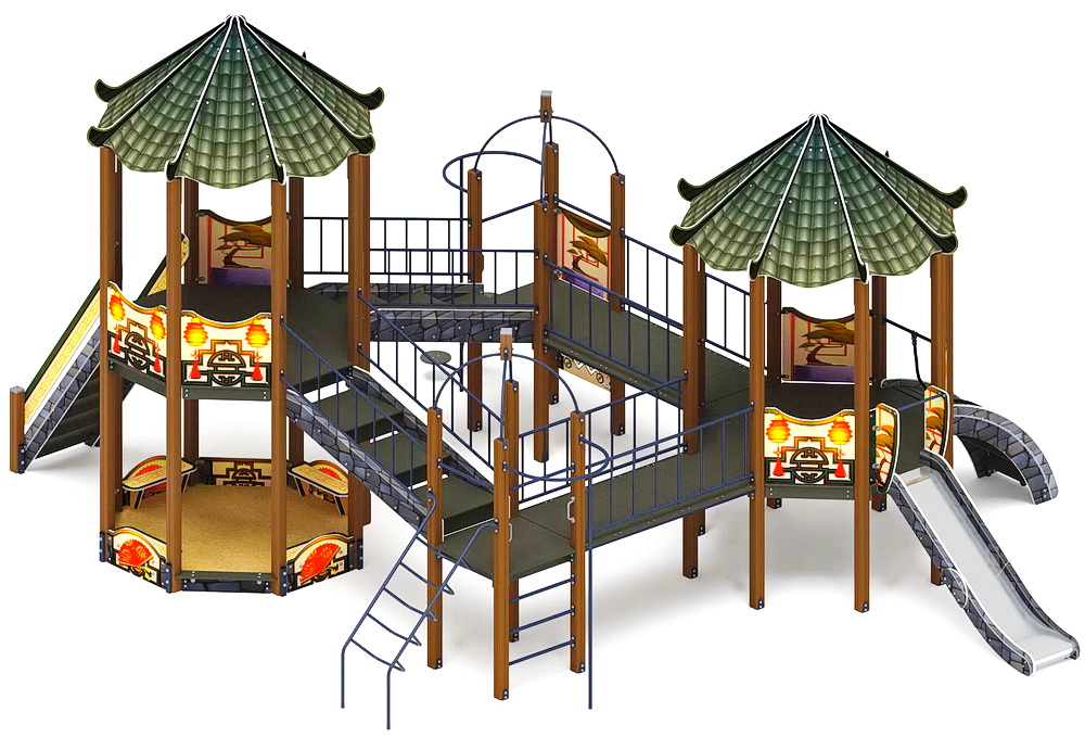 КАРНАВАЛ детский игровой комплекс ДИК 2.22.06-02 (H=1200)