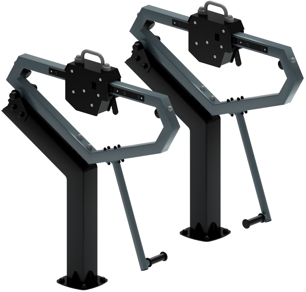 Тренажер уличный ПРИСЕДАНИЯ (серый) СТ 025-13.П