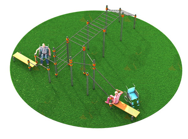 Спортивный комплекс, адаптированный для инвалидов-колясочников СВС-137-М