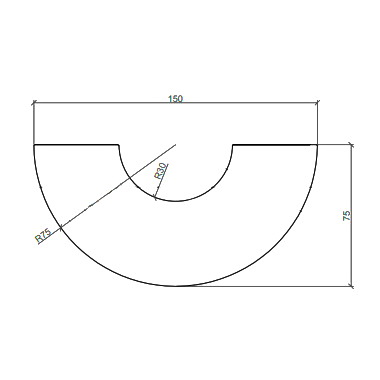 Скамья бетонная Tetris O