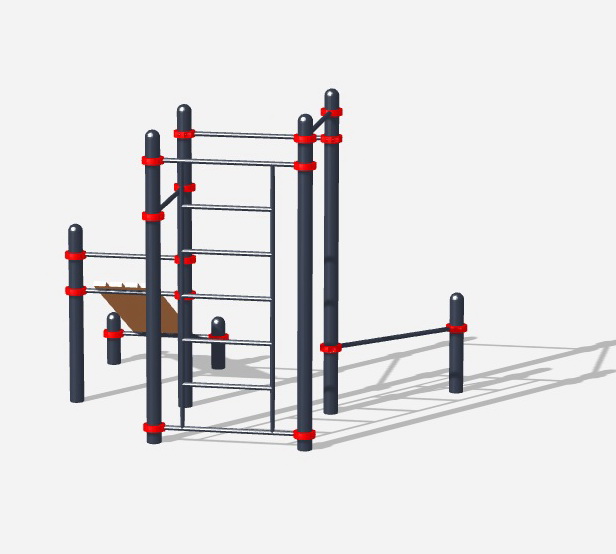 Уличный атлетический комплекс ВОРКАУТ 17 (89)