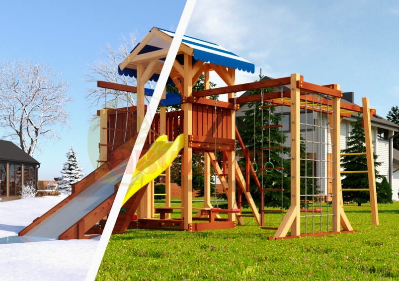 Детская площадка Савушка "4 сезона"- 7