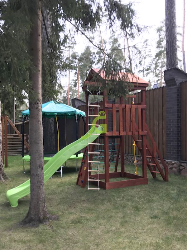 Детская площадка IgraGrad Панда Фани Tower скалодром