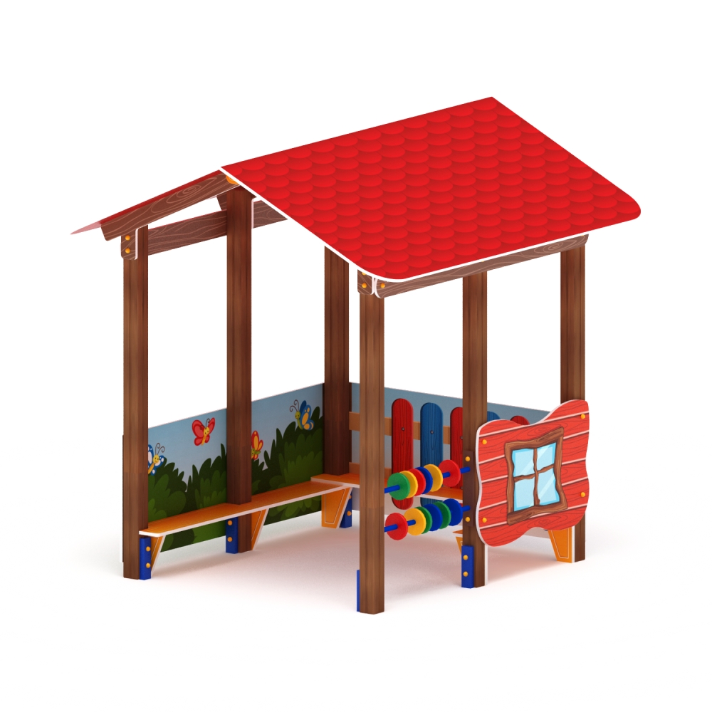 ДОМИК БОЛЬШОЙ 2 для детской площадки МФ 10.01.08